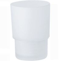 Стакан для зубных щеток Remer SQ ACGL15 Белый — фото 1, Мыльницы