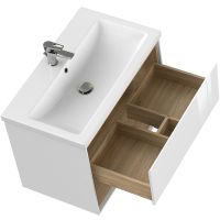 Товар: Тумба под раковину Cersanit Louna 80 64071 подвесная Белая - фото 7 Тумба под раковину Cersanit Louna 80 64071 подвесная Белая — фото 7, Мебель для ванной