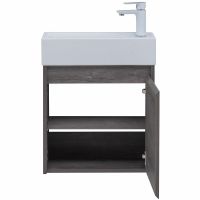 Тумба с раковиной Aquanet Nova Lite 50 302520 подвесная Дуб рошелье — фото 7, Тумбы с раковиной