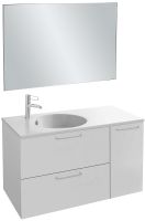 Тумба под раковину Jacob Delafon Odeon Rive Gauche 100 EB2544-R5-N18 подвесная Белая — фото 2, Тумбы под раковину