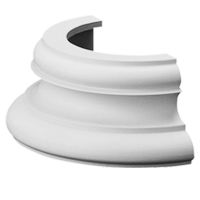 База полуколонны Orac Decor K1151 320x125x160 мм — фото 1, Колонны