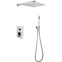 Душевая система Abber Daheim AF8219 Хром — фото 1, Встраиваемые душевые комплекты