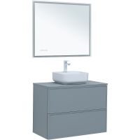 Тумба под раковину Aquanet Арт 90 313276 подвесная Мисти грин — фото 15, Тумбы под раковину