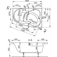 Акриловая ванна Vagnerplast Melite 160x105 R VPBA163MEL3PX-04 без гидромассажа — фото 8, Акриловые ванны