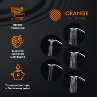 Товар: Душевой гарнитур Orange O-Shower OS701cr Хром - фото 3 Душевой гарнитур Orange O-Shower OS701cr Хром — фото 3, Душевые гарнитуры