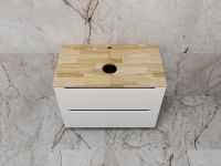 Тумба под раковину Style Line Бали 80 ЛС-00002339 подвесная Белый софт — фото 5, Мебель для ванной