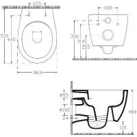 Товар: Унитаз биде Allen Brau Fantasy 4.11HC1.20 подвесной Белый без сиденья - фото 12 Унитаз биде Allen Brau Fantasy 4.11HC1.20 подвесной Белый без сиденья — фото 12, Унитазы