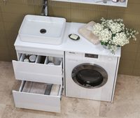 Тумба под раковину Vigo Urban 60 tn.URB.60.2Y Белая — фото 6, Тумбы под раковину