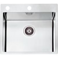 Кухонная мойка Alveus Pure 70 KMB-90 565x525 1122385 Брашированная сталь — фото 1, Кухонные мойки