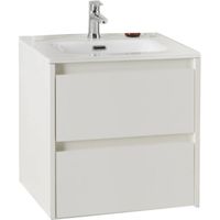 Тумба под раковину BelBagno KRAFT 39-500/390-2C-SO-BO подвесная Bianco Opaco — фото 1, Тумбы под раковину