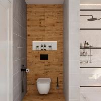 Полка корзина DIWO Смоленск П16102 Черный муар — фото 4, Полки для ванной и душа