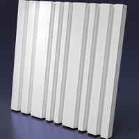 Гипсовая 3д панель Artpole Barcode Big-2 D-0009-2 600x600 мм — фото 1, Гипсовые 3Д панели