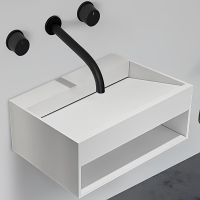 Раковина Abber Stein 60 AS2645-0.6 Белая матовая — фото 1, Раковины