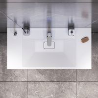 Тумба под раковину AM.PM Inspire V2.0 100 M50AFHX1003EGM подвесная Серая матовая — фото 2, Мебель для ванной