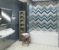 Товар: Керамическая плитка El Barco Acuarela Ocean настенная 7,5х30 см - фото 3 Керамическая плитка El Barco Acuarela Ocean настенная 7,5х30 см — фото 3, Керамическая плитка