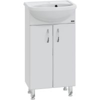 Тумба под раковину СанТа Уют 45 201084 Белая — фото 1, Тумбы под раковину