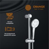Товар: Душевая система Orange S12cr Хром - фото 9 Душевая система Orange S12cr Хром — фото 9, Душевые стойки