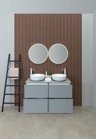 Тумба под раковину Aquanet Арт 60 313274 подвесная Мисти грин — фото 27, Тумбы под раковину