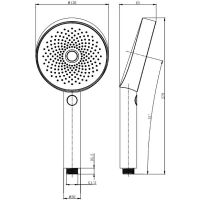 Ручной душ Allen Brau Priority 5.31B20-31 Черный матовый — фото 9, Лейки для душа