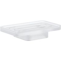 Мыльница Grohe Selection Cube 40806000 Белая — фото 1, Мыльницы