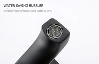 Товар: Смеситель для раковины Frap H71-6 F1071-6 Черный матовый - фото 5 Смеситель для раковины Frap H71-6 F1071-6 Черный матовый — фото 5, Смесители