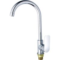 Смеситель для кухни Ростовская Мануфактура Сантехники SL133-017F Хром — фото 1, Смесители