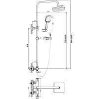Товар: Душевая система Orange T02S4-912b Черный - фото 10 Душевая система Orange T02S4-912b Черный — фото 10, Душевое оборудование. Душевая программа