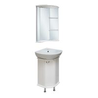 Товар: Тумба под раковину Runo Браво 40 00000000947 угловая Белая - фото 2 Тумба под раковину Runo Браво 40 00000000947 угловая Белая — фото 2, Тумбы под раковину