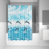 Шторка для ванны Iddis Promo 180x180 P21PV11i11 Голубая — фото 1, Аксессуары для туалета