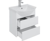 Тумба под раковину Aquanet Сидней 60 243667 подвесная Белая — фото 5, Мебель для ванной