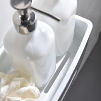 Товар: Полка корзина Art&Max AM-T-2702B-S Хром Белый - фото 3 Полка корзина Art&Max AM-T-2702B-S Хром Белый — фото 3, Полки для ванной и душа