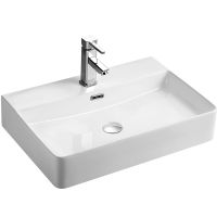 Раковина WeltWasser Elbach 21735 50 10000003863 Белый глянец — фото 1, Раковины накладные