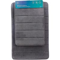 Товар: Комплект ковриков Ростовская Мануфактура Сантехники РМС КК-01ТС-40х60/50х80 Серый - фото 2 Комплект ковриков Ростовская Мануфактура Сантехники РМС КК-01ТС-40х60/50х80 Серый — фото 2, Аксессуары для туалета