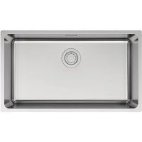 Кухонная мойка Paulmark Yuni 76 Uni YU76-BS Брашированная нержавеющая сталь — фото 1, Кухонные мойки