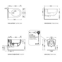 Товар: Биде Flaminia App AP218CAR подвесное Carbone - фото 3 Биде Flaminia App AP218CAR подвесное Carbone — фото 3, Биде