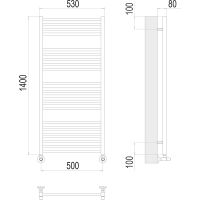 Товар: Водяной полотенцесушитель Terminus Ватикан П22 500х1400 4670078530547 Хром, нижнее подключение, G 1/2" ВР, с комплектом вентилей - фото 4 Водяной полотенцесушитель Terminus Ватикан П22 500х1400 4670078530547 Хром, нижнее подключение, G 1/2" ВР, с комплектом вентилей — фото 4, Водяные полотенцесушители