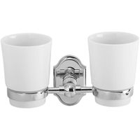 Стакан для зубных щеток Veragio Stanford VR.STD-7742.CR двойной Хром — фото 1, Стаканы для зубных щеток