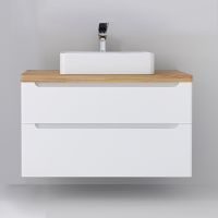 Товар: Тумба под раковину Jorno Wood 100 wood.01.100/P/W подвесная Белая - фото 4 Тумба под раковину Jorno Wood 100 wood.01.100/P/W подвесная Белая — фото 4, Тумбы под раковину