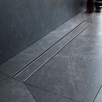 Душевой лоток AM.PM MasterFlow 80 W01SC-U11-080-04SB с решеткой Хром матовый / под плитку Tile — фото 10, Душевые лотки