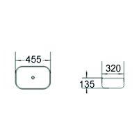 Раковина-чаша SantiLine 45 SL-7023 Темно-коричневый мрамор — фото 2, Раковины накладные