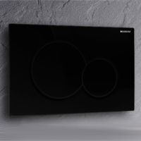 Клавиша смыва Geberit Sigma 01 Черная глянцевая арт-115.770.DW.5 — фото 2, Кнопки смыва
