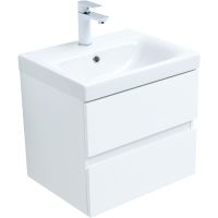 Комплект мебели для ванной Aquanet Беркли 50 306356 подвесной Белый глянец — фото 7, Комплекты мебели для ванной