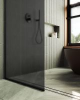 Товар: Душевая перегородка Maybah Glass MGD-682-6у 1090x1950 в узком профиле Черный стекло графитовое матовое - фото 6 Душевая перегородка Maybah Glass MGD-682-6у 1090x1950 в узком профиле Черный стекло графитовое матовое — фото 6, Душевые перегородки