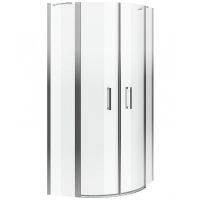 Душевой уголок Excellent Mazo 90х90 KAEX.3000.2S.9090.LPx2+KAEX.3001.2D.0400.LP (KAEX.3001.2D.0500.LP+KAEX.3000.2S.9090.LP) профиль Хром стекло прозрачное — фото 1, Душевые уголки