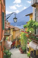 Фреска Ortograf Городской пейзаж 4203 Фактура флок FLK Флизелин (1,8*2,7) Бежевый/Зеленый/Голубой, Город/Пейзаж — фото 2, Фрески