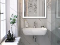 Товар: Раковина Kerama Marazzi Plaza 55 PLR.wb.55.02 Белая глянцевая - фото 3 Раковина Kerama Marazzi Plaza 55 PLR.wb.55.02 Белая глянцевая — фото 3, Раковины подвесные