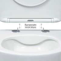 Товар: Унитаз Berges Ventas Rimless 082135 подвесной с сиденьем Микролифт - фото 4 Унитаз Berges Ventas Rimless 082135 подвесной с сиденьем Микролифт — фото 4, Унитазы