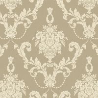 Обои Bernardo Bartalucci Palazzo Винил на флизелине (1,06*10,05) Бежевый, Дамаск арт-5047-6 — фото 1, Обои для стен
