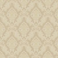 Обои Bernardo Bartalucci Ragazza 5039-3 Винил на флизелине (1,06*10,05) Бежевый, Дамаск — фото 1, Обои для стен