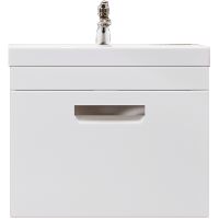 Тумба под раковину Velvex Estea 60 tp.EST.MOD.60.1Y подвесная Белая матовая — фото 1, Тумбы под раковину